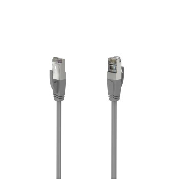 Hama CAT5e Patch Cable, F/UTP Shielded, 3 Metres, Grey – Hama