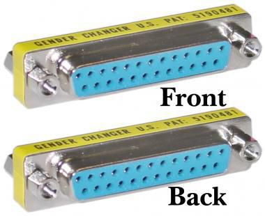 MINI GENDER DB25 F/F – MicroConnect