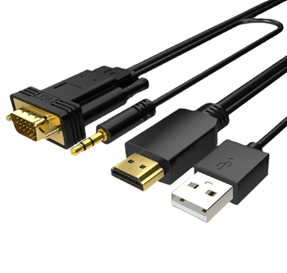JLC Z49 2M HDMI to VGA/3.5mm/USB – JLC