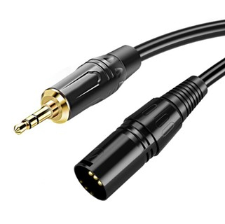 JLC 3.5mm (male) to 3 Pin XLR (male) Cable - 1M - Black – JLC