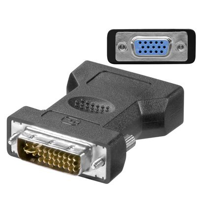 ADAPTER DVI-I 24+5 - HD15 M-F – MicroConnect