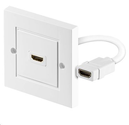 HDMI WALL SOCKET 1 PORT WHITE – MicroConnect