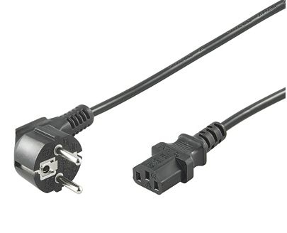 POWER CORD 2M BLACK IEC320 – MicroConnect