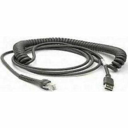 CAB-424E CABLE USB TYPE A COILED POWER OFF TERM 2M – Datalogic