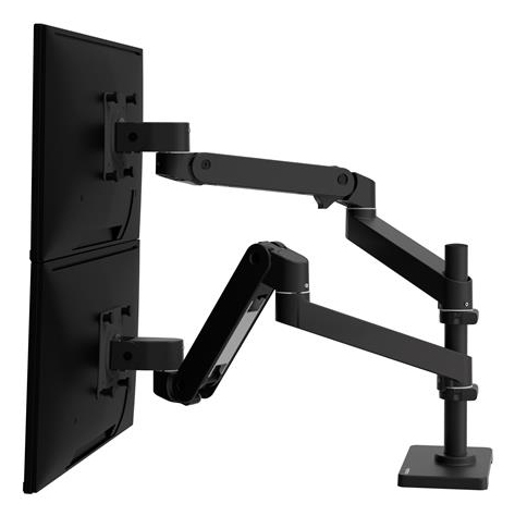 LX PRO ARM, DUAL DISPLAY, STACKING, WCB – Ergotron