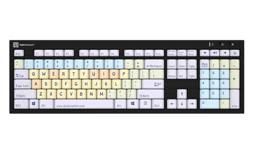 Keyboard with Dyslexie font - PC – LogicKeyboard
