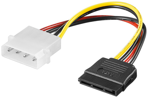 SATA POWER 4PIN-15PIN 0,2M – MicroConnect