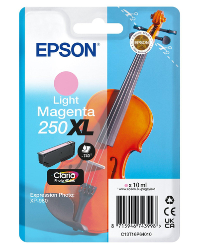 SINGLEPACK LIGHT MAGENTA 250XL INK – Epson