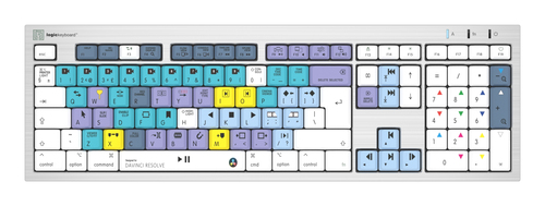 DaVinci Resolve ALBA Slimline Keyboard - Mac UK English – LogicKeyboard