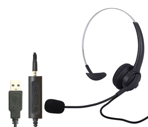 JLC Mono Headset with USB & 3.5mm Connectivity – JLC