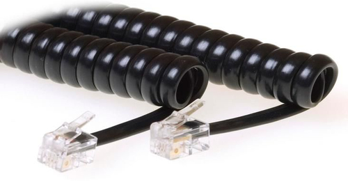 RJ10-RJ10 4M M/M BLACK – MicroConnect