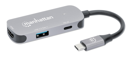 USB-C DOCK/HUB 3-PORT HDMI/USB-A/USB-C WITH PD – INTELLINET