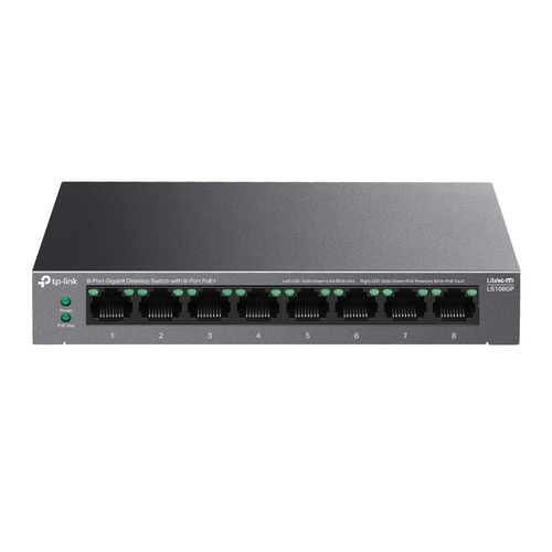 TP-LINK 8-Port Gigabit Dsktp Switch PoE+ – TP-Link