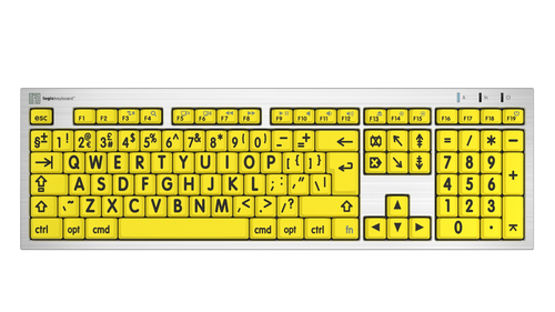 Extra Large Print Apple Alba keyboard for the Visually Impaired – LogicKeyboard