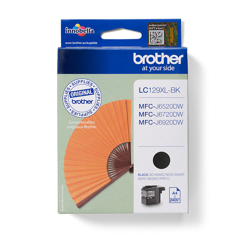 LC129XLBK INK BLACK HC F/MFCJ6520DW/J6720DW/J6920DX – Brother