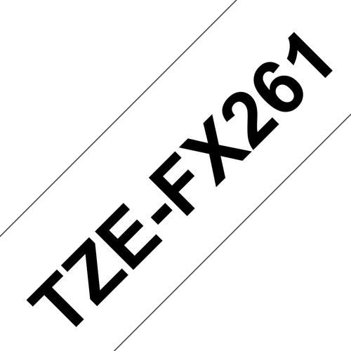 TZEFX-261 BLACK ON WHITE – Brother