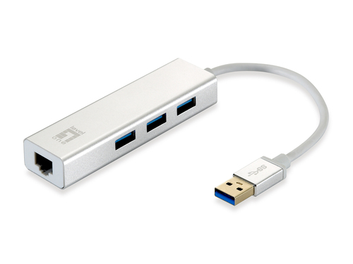 LevelOne Gigabit USB Network Adapter with USB Hub – Digital Data Communications