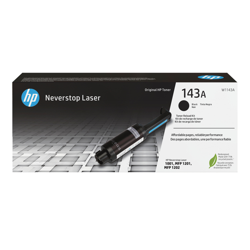 HP 143A NEVERSTOP TONER RELOAD KIT EEA + CH + – HP Inc