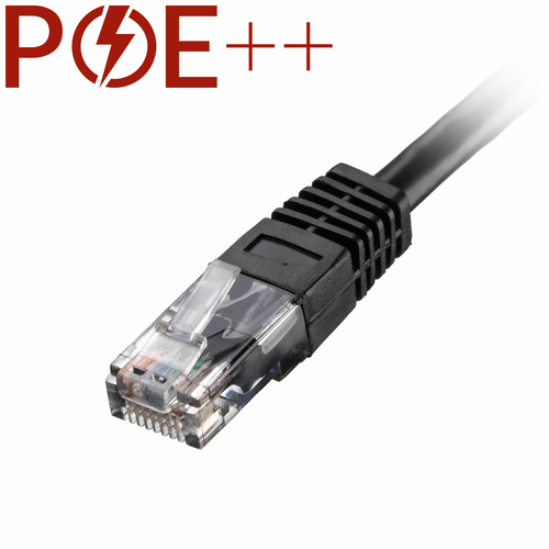 15m Cat6 RJ45 Black U/UTP PVC 24AWG Flush Moulded Booted Patch Lead – Cablenet