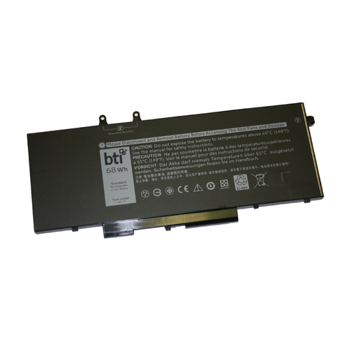 Replacement 4 cell battery for Dell Precision 3540 Latitude 5300 5300 2-in-1 5400 5310 5310 2-in-1 5410 5500 7300 7310 7400 7400 2-in-1 7410 9410 2-in-1 9510 replacing OEM part numbers 4GVMP 492-BCBK 9JRYT C5GV2 R7WM X77XY // 7.6V 68Wh – Battery Technology
