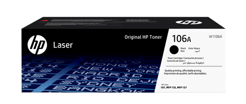 HP106A BLACK ORG LASER TONER CARTRIDGE – HP Inc
