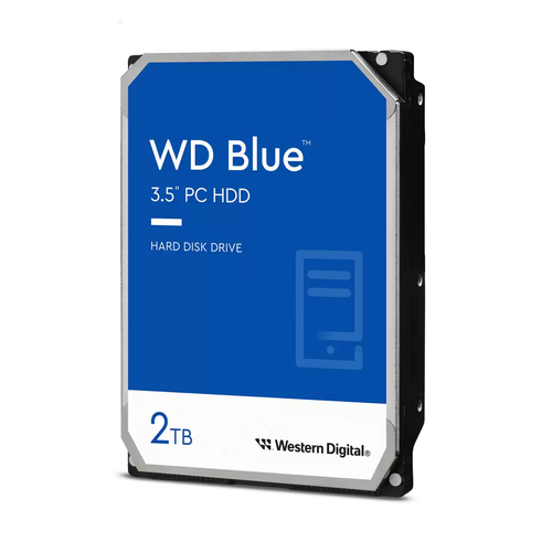2TB BLUE 64MB 3.5IN SATA 6GB/S 5400RPM – Western Digital