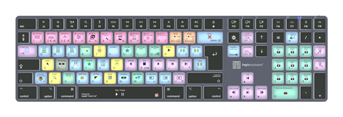 Apple Final Cut Pro X TITAN Wireless Backlit Keyboard - Mac UK English – LogicKeyboard