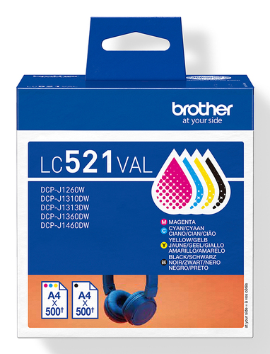 BROTHER Value pack CMYK up to 4x500pages – Brother