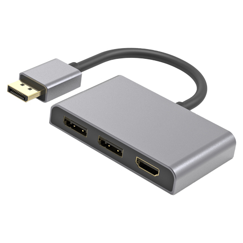3 Way DisplayPort MST Splitter - 2 x DisplayPort, 1 x HDMI – Cablenet