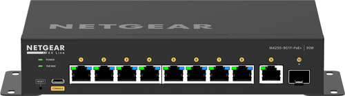 M4250-9G1F-POE+ 10-Port AVLine fully man – Netgear