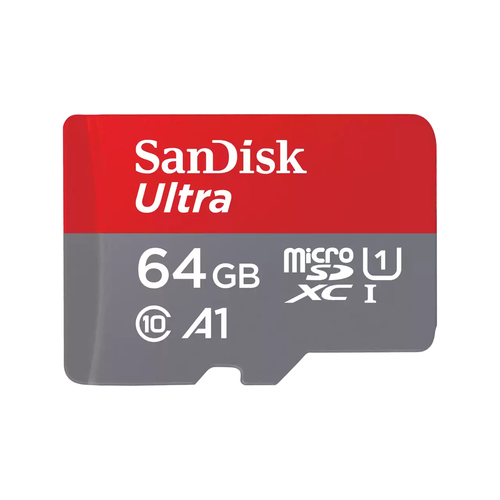 64GB Ultra microSDXC 140MB/s+SD Adapter – SanDisk