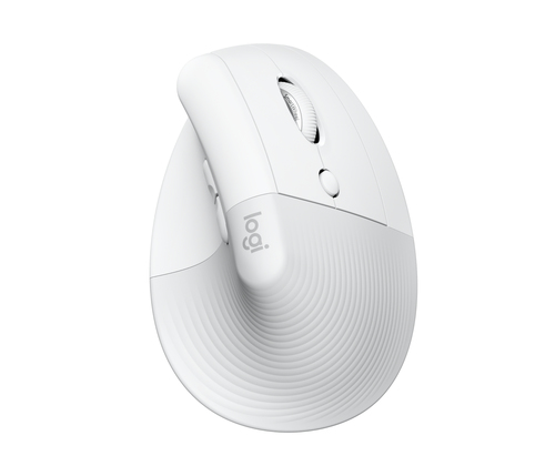 Logitech Lift-Mac Ergo Mouse-White/Grey – Logitech