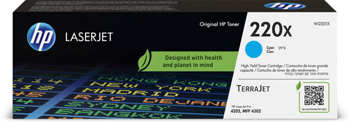 HP 220X CYAN ORIGINAL LASERJET TONER – HP Inc