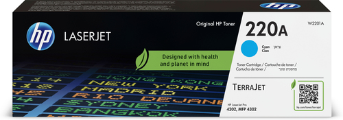 HP 220A CYAN ORIGINAL LASERJET TONER – HP Inc
