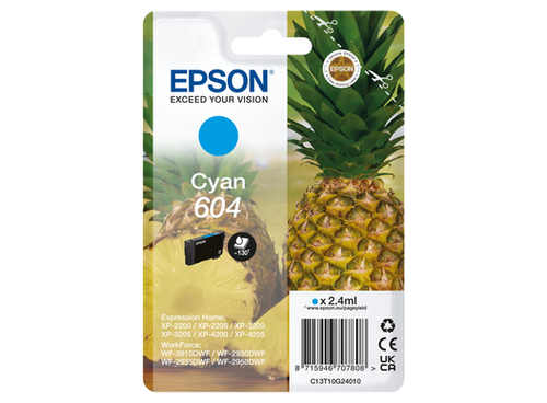 SINGLEPACK CYAN 604 INK – Epson