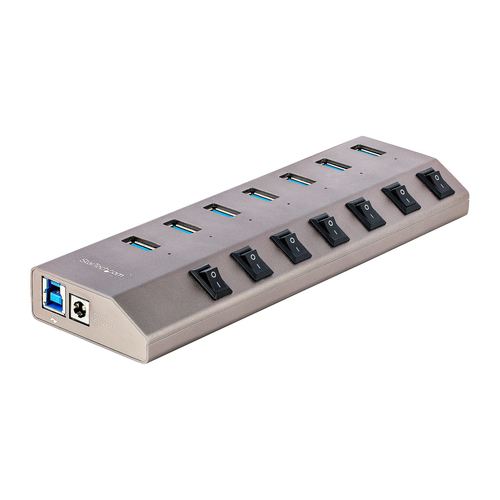 7-PORT SELF-POWERED USB-C HUB WITH DIVIDUAL ON/OFF SWITCHES – StarTech.com
