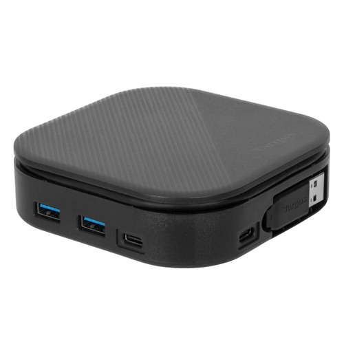 USB-C UNIVERSAL DUAL HD DOCKING STATION WITH 80W PD PASS-THRU (BLACK – Targus
