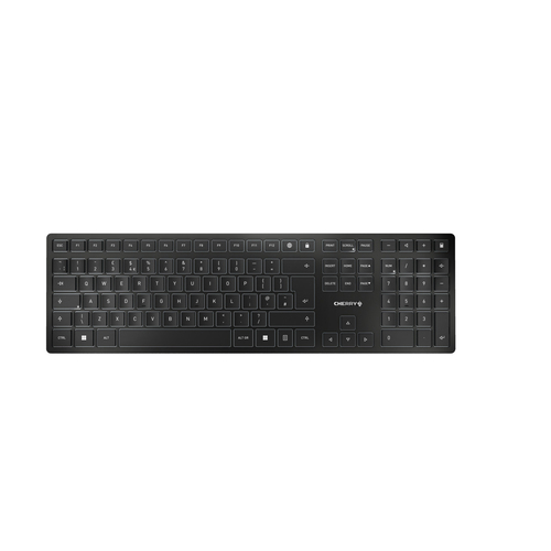 KW 9100 SLIM GB KEYBOARD WIRELESS BLACK UK-ENGLISH – Cherry