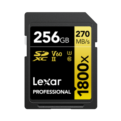 256GB Professional 1800x SDXC UHS-II – Micron