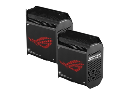 Asus (GT6 2-Pack Black) ROG Rapture AX10000 Tri-Band Gaming Mesh Wi-Fi 6 System 2.5G LAN AiMesh RangeBoost Plus AiProtection Pro RGB – ASUSTeK COMPUTER