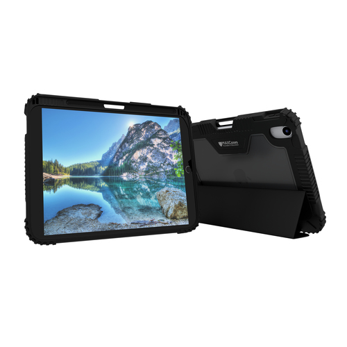 EXTREME SHELL-L FOR MACBOOK AIR 13.6 (2022 - M2 CHIP) (BLACK/CLEAR) – MAXCASES