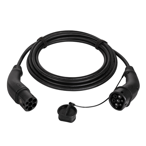 EV charging cable, Type 2, 1-phase, 32 A, 7.4 kW, 7.5 m – LogiLink