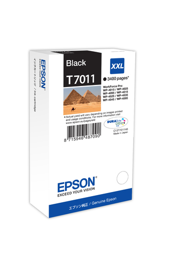 INK CARTRIDGE XXL BLACK 3.4K WP4000/4500 SERIES – Epson