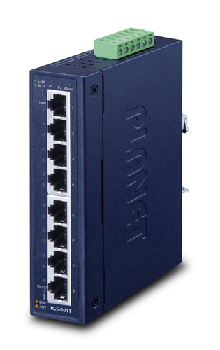 IP30 Slim type 8-P Industrial – Planet