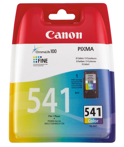 CL-541 BL EUR W/O SEC COLOR K CARTRIDGE – Canon