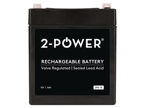 2-Power 12V 5Ah VRLA Security Battery – PSA