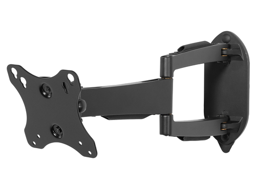 Articulating wall mount for LCD screens with tilt pan and roll 10" - 29" max weight 11kg - Black – Peerless
