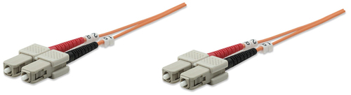 FIBER OPTIC PATCH CABLE MULTI- MODE SC/SC 62.5/125 OM1 5M ORANG – INTELLINET