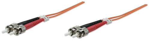 FIBER OPTIC PATCH CABLE MULTI- MODE ST/ST 62.5/125 OM1 1M ORANG – INTELLINET