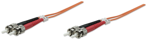 FIBER OPTIC PATCH CABLE MULTI- MODE ST/ST 62.5/125 OM1 5M ORANG – INTELLINET